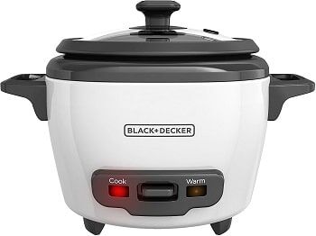 cheap mini rice cooker - BLACK + DECKER 3-Cup Rice Cooker