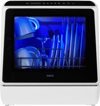 best countertop or table dishwasher - HAVA Portable Dishwasher - size 17" x 17" x 18" no hookup