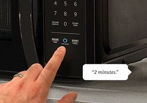 small black microwave