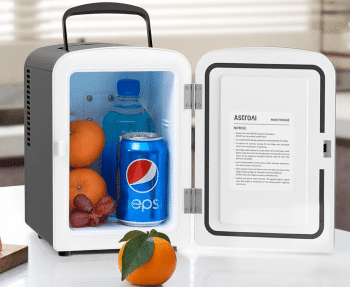 retro mini fridge on amazon