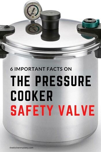 pressure cooker safety valve function and replacement