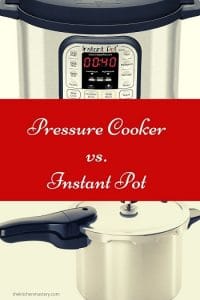 pressure cooker vs instant post what is the difference