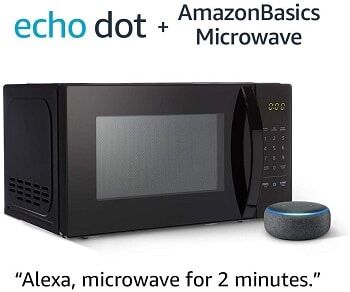 Amazon voice-controlled small microwave 