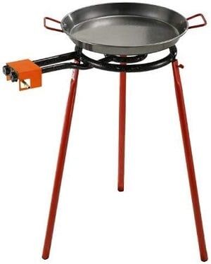 garcma paella pan and gas burner set