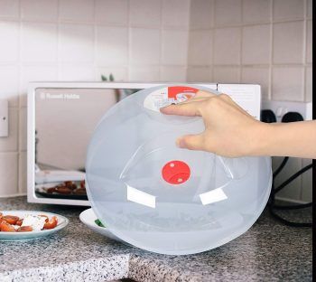large microwave plate cover